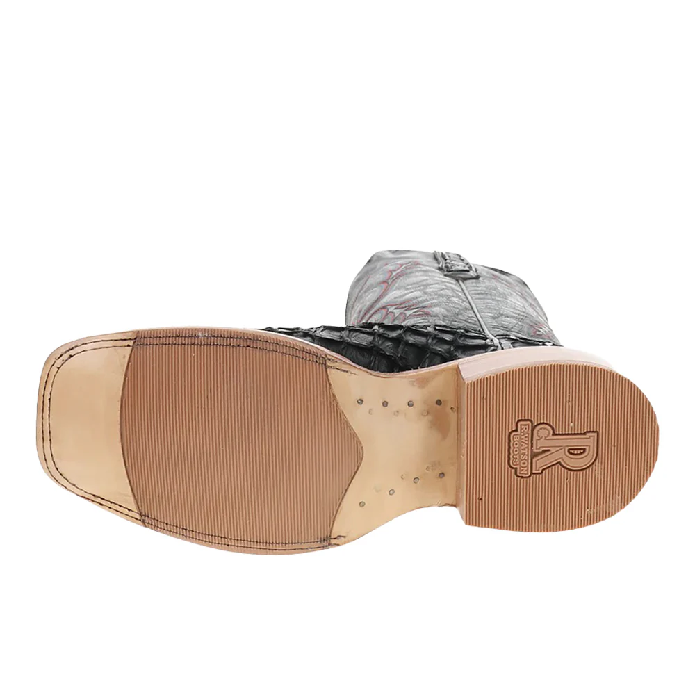 Pirarucu 13 Inch Wide Square Toe Cowboy Boots - Image 5