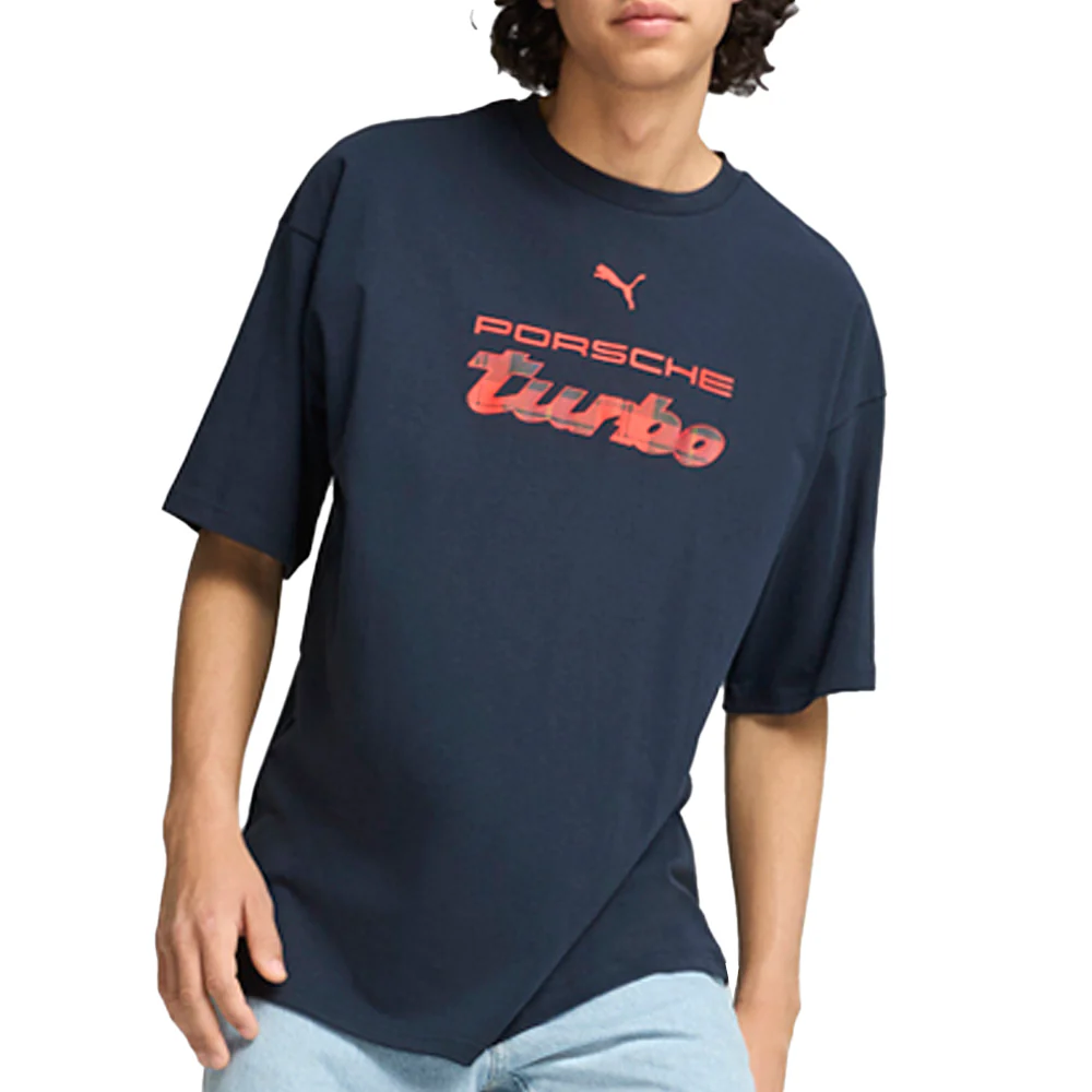 Porsche Legacy Statement Logo Crew Neck Short Sleeve T-Shirt - Image 5