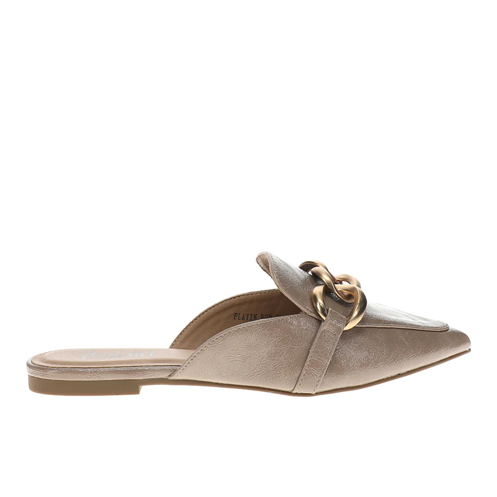 Playin For Keeps Mule Loafers