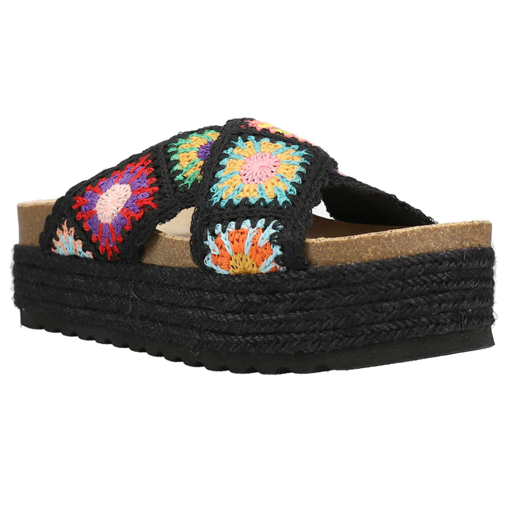 Plays Floral Espadrille Platform Sandals - Image 2