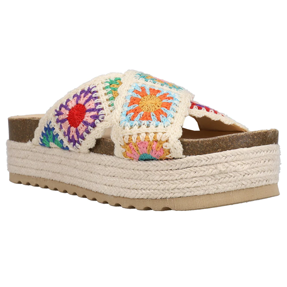 Plays Floral Espadrille Platform Sandals - Image 2