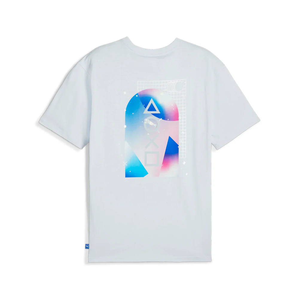 PUMA X PLAYSTATION Elevated Logo Crew Neck Short Sleeve T-Shirt - Image 2