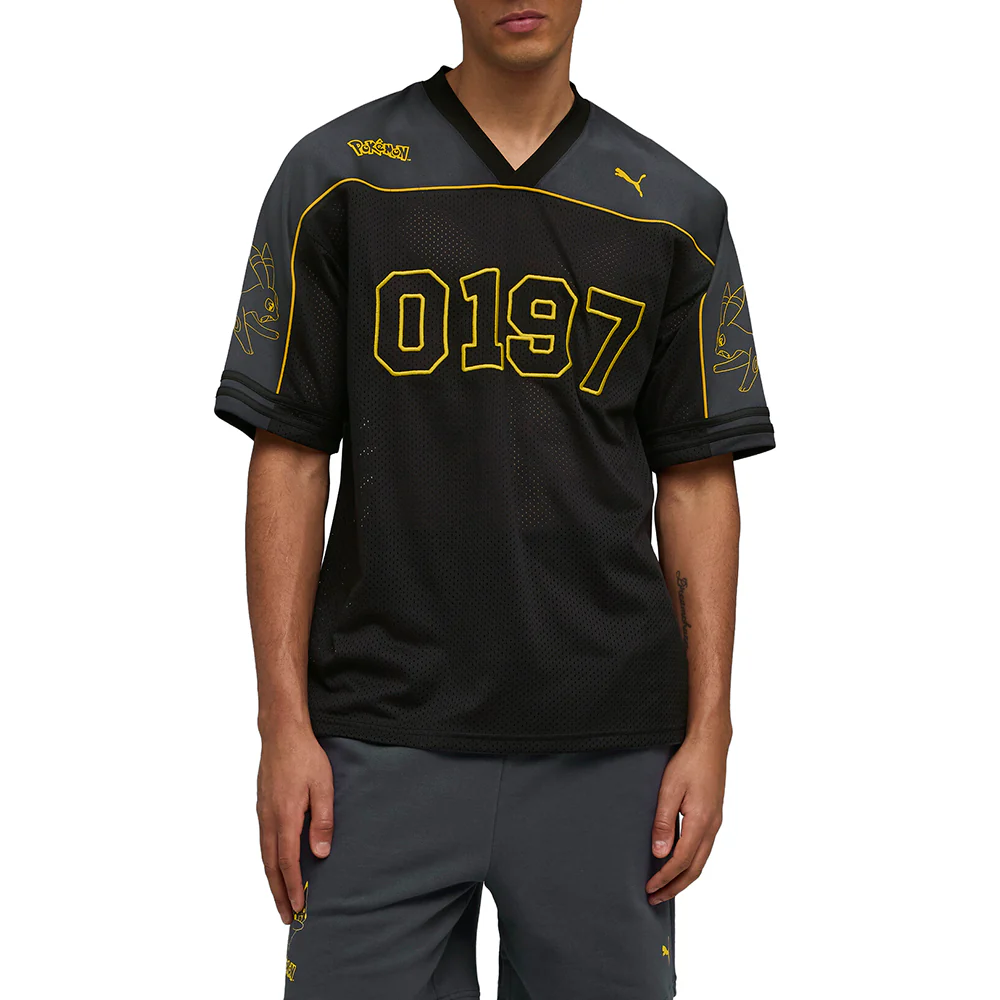 Pokemon X Oversized V-Neck Short Sleeve Jersey - Image 3