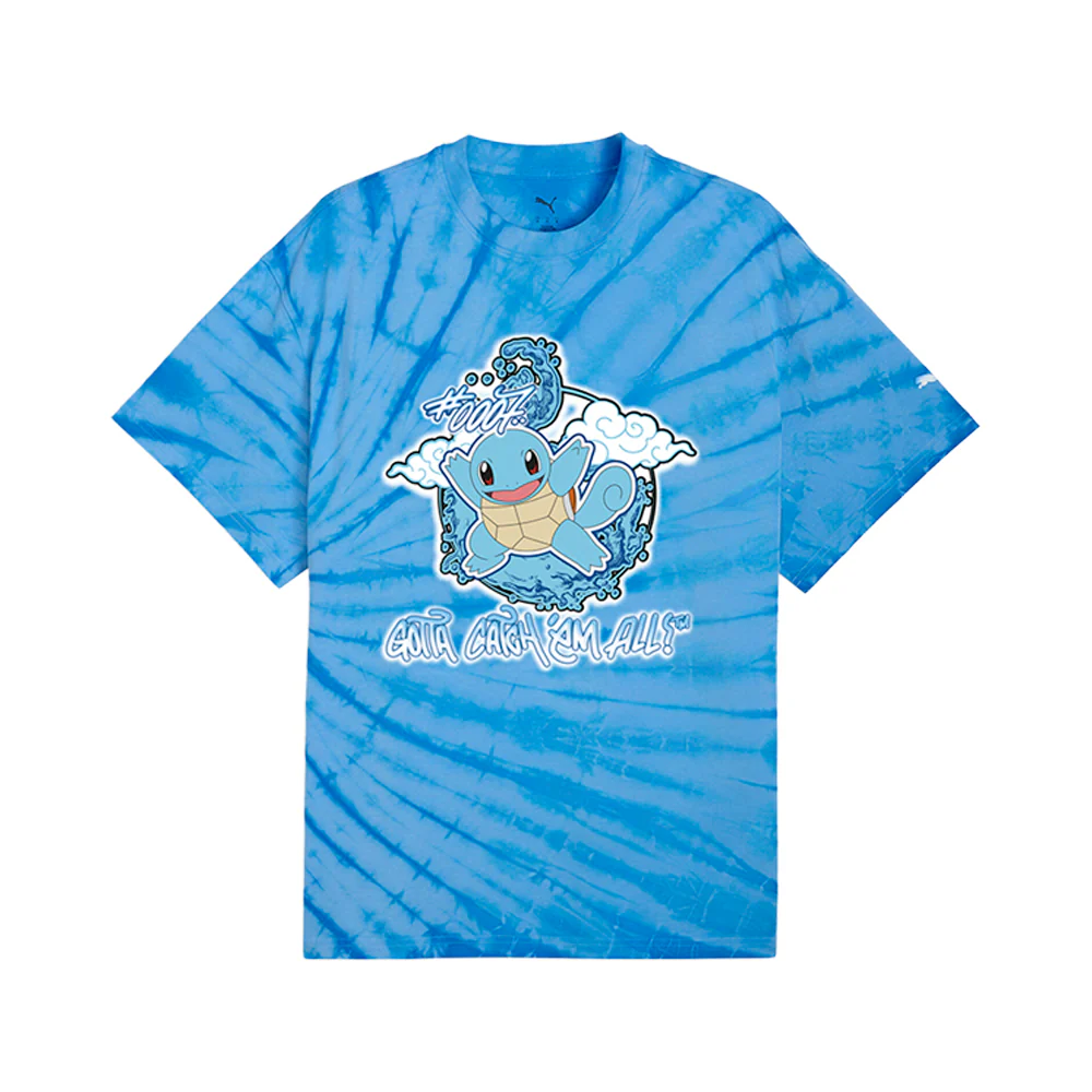 Pokemon X Hoops Squirtle Crew Neck Short Sleeve T-Shirt