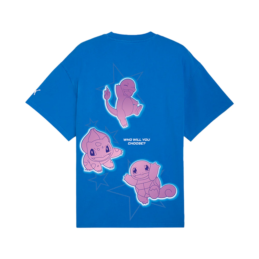 Pokemon X Hoops Tee Graphic Crew Neck Short Sleeve T-Shirt - Image 2