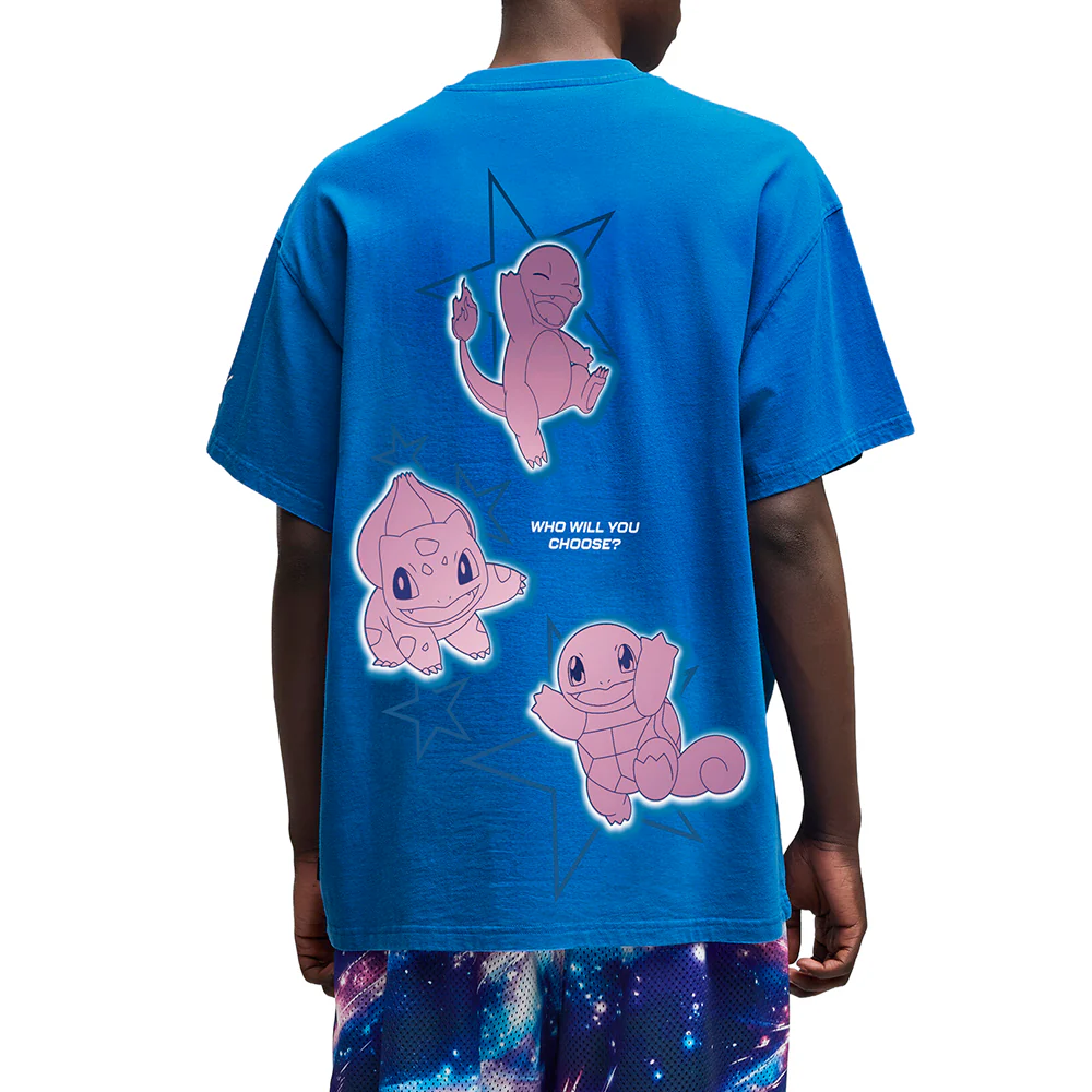 Pokemon X Hoops Tee Graphic Crew Neck Short Sleeve T-Shirt - Image 4