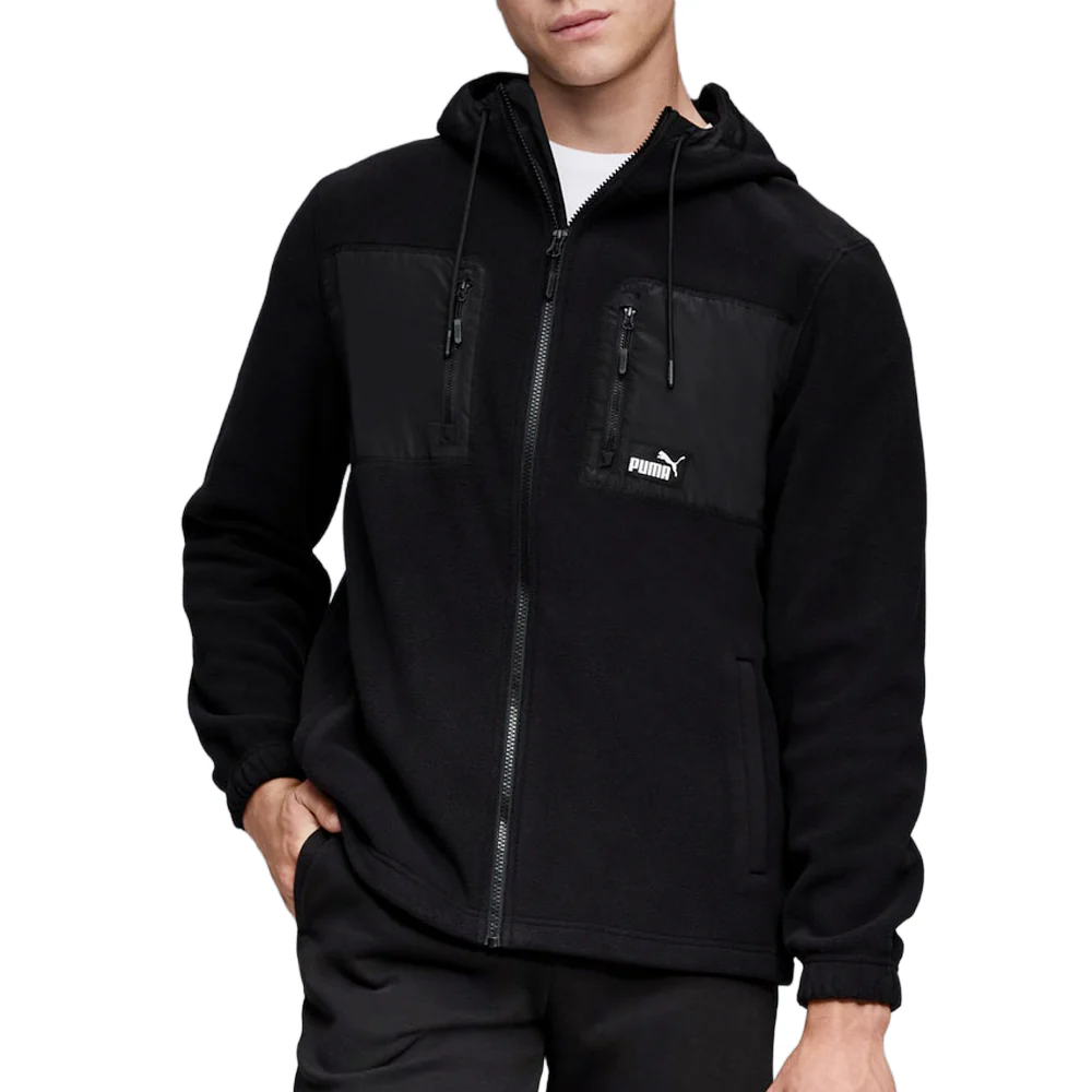 Polar Fleece Hooded Full Zip Jacket - Image 5