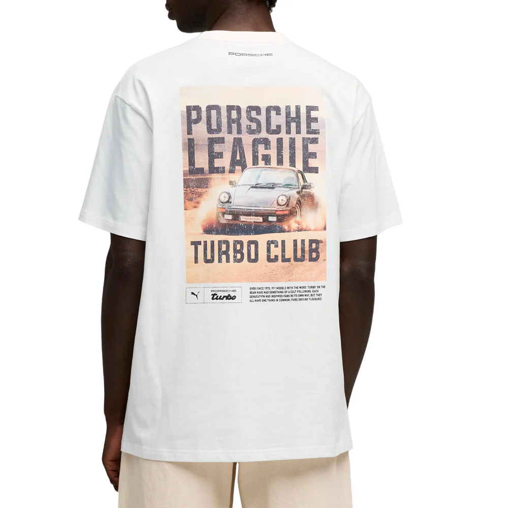 Porsche Legacy Graphic Crew Neck Short Sleeve T-Shirt - Image 4