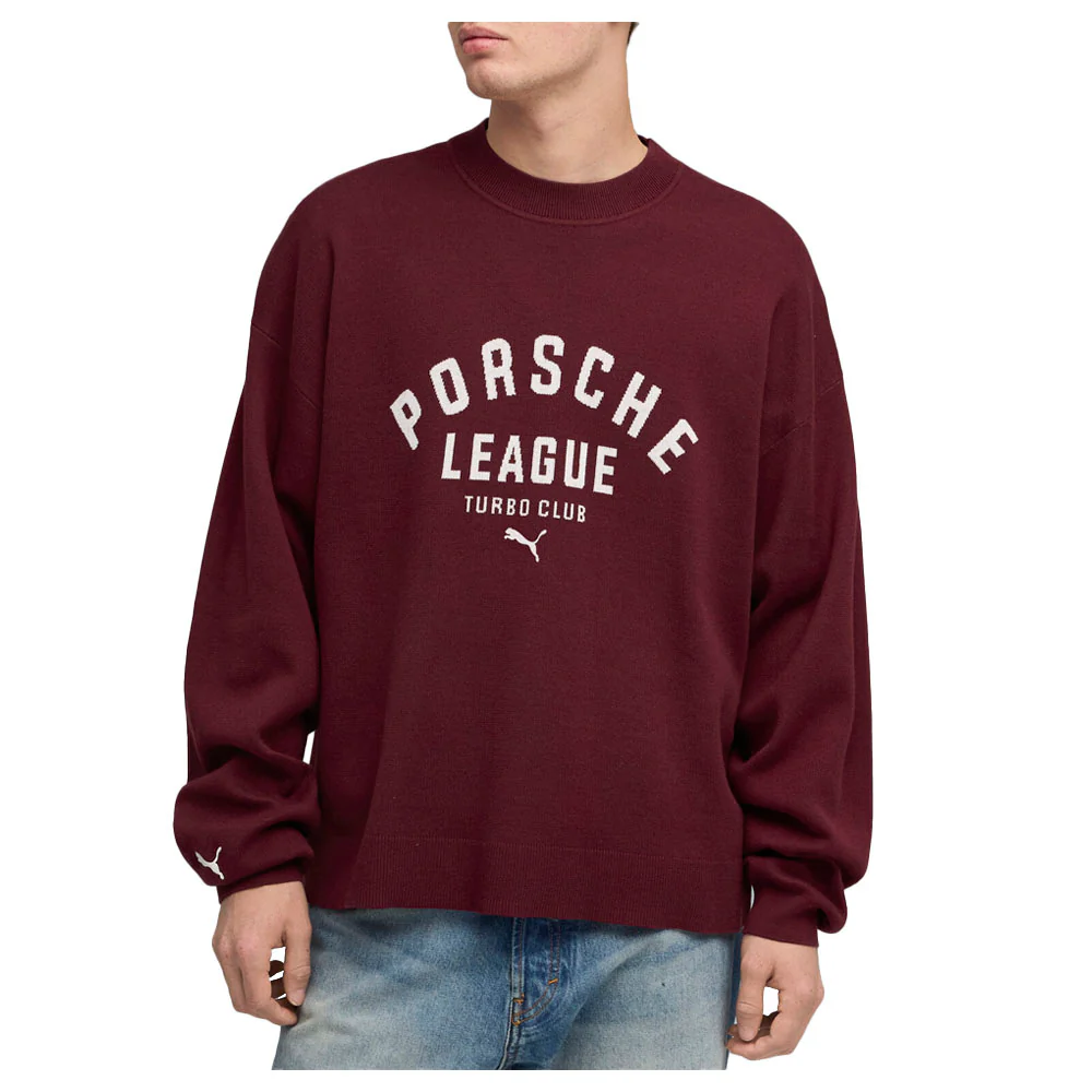 Porsche Legacy Lifestyle Knit Crew Neck Sweatshirt - Image 3