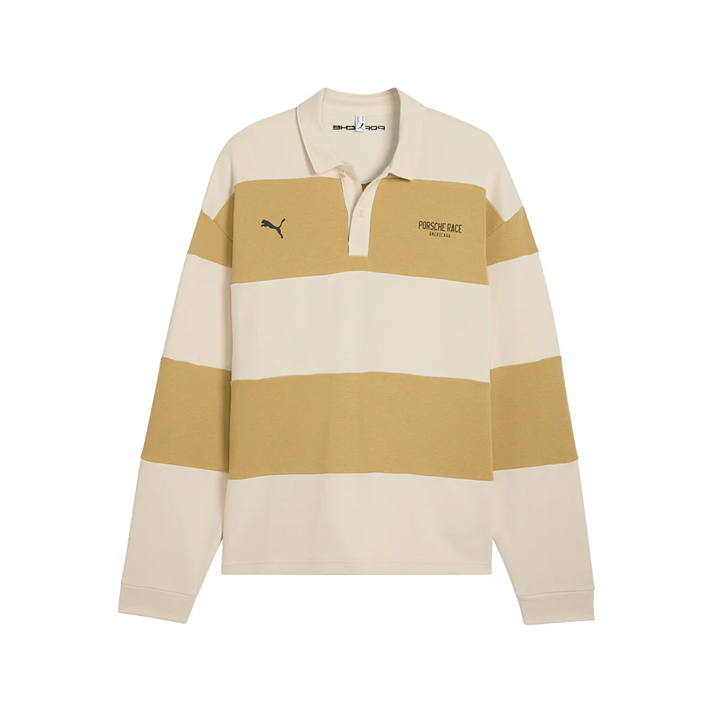 Porsche Legacy Striped Long Sleeve Polo Shirt