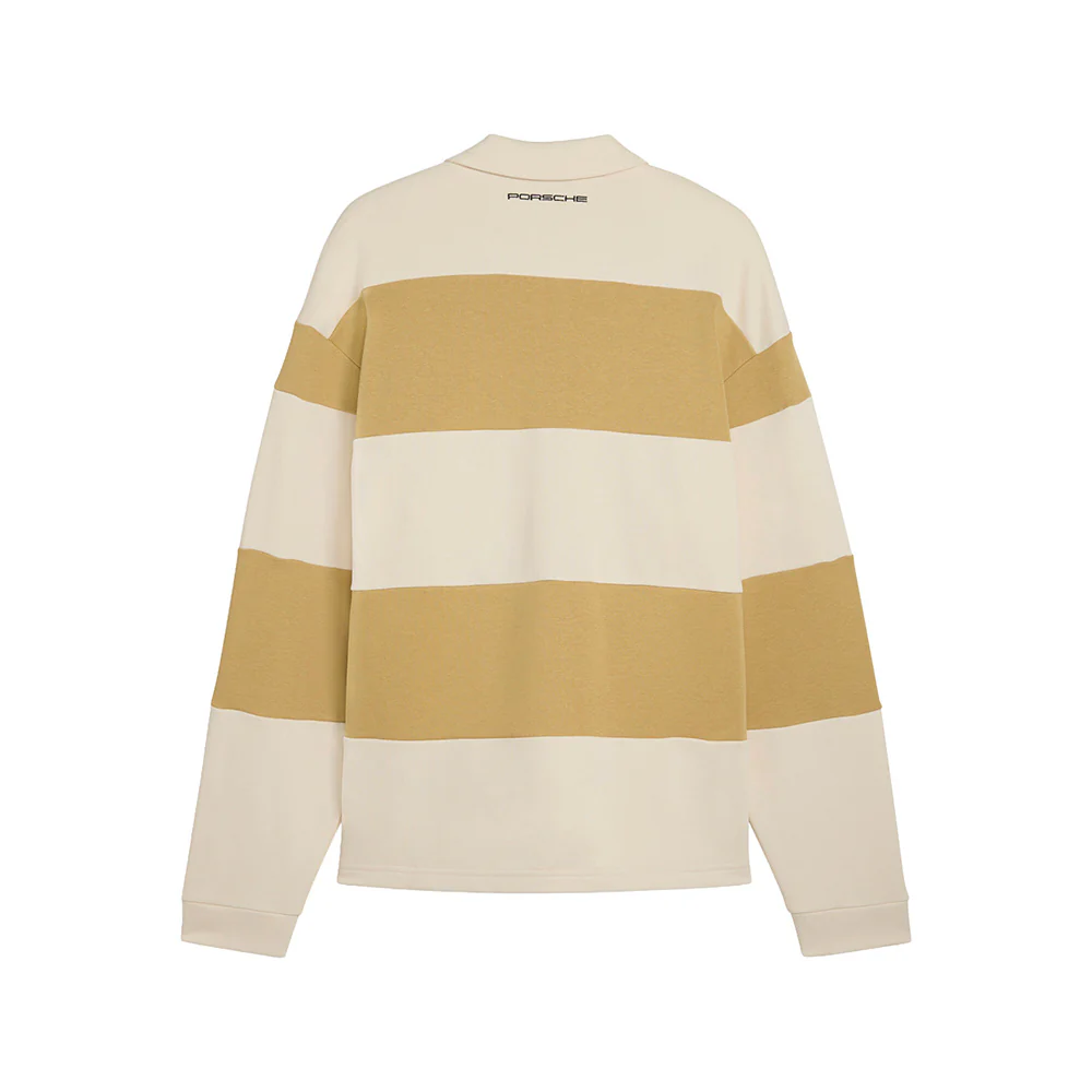Porsche Legacy Striped Long Sleeve Polo Shirt - Image 2