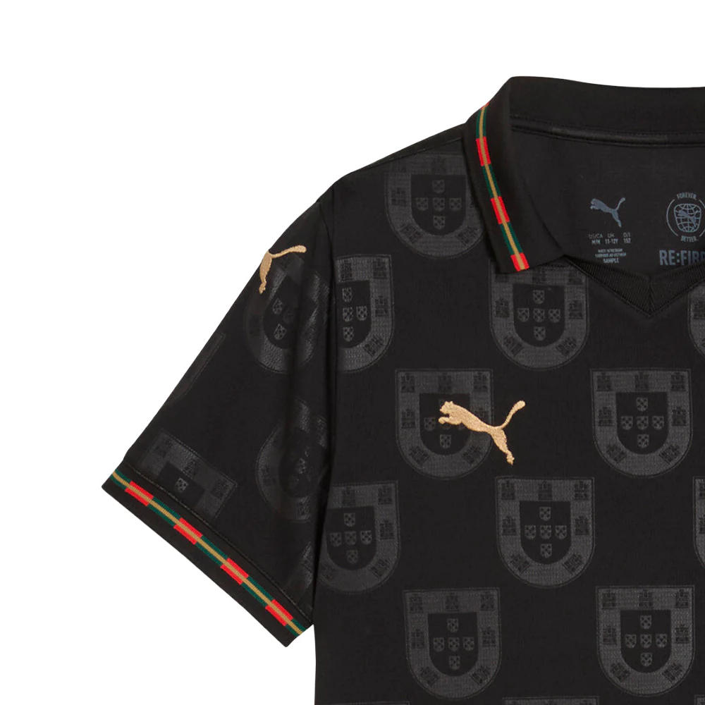 Portugal 25/26 Special Edition Crew Neck Short Sleeve Soccer Jersey (Big Kid) - Image 3
