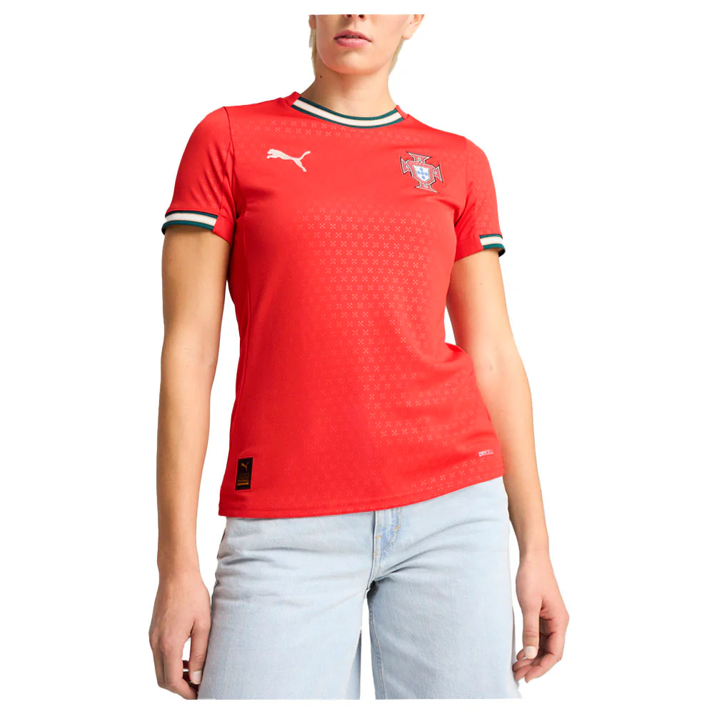 Portugal Home Crew Neck Short Sleeve Soccer Jersey