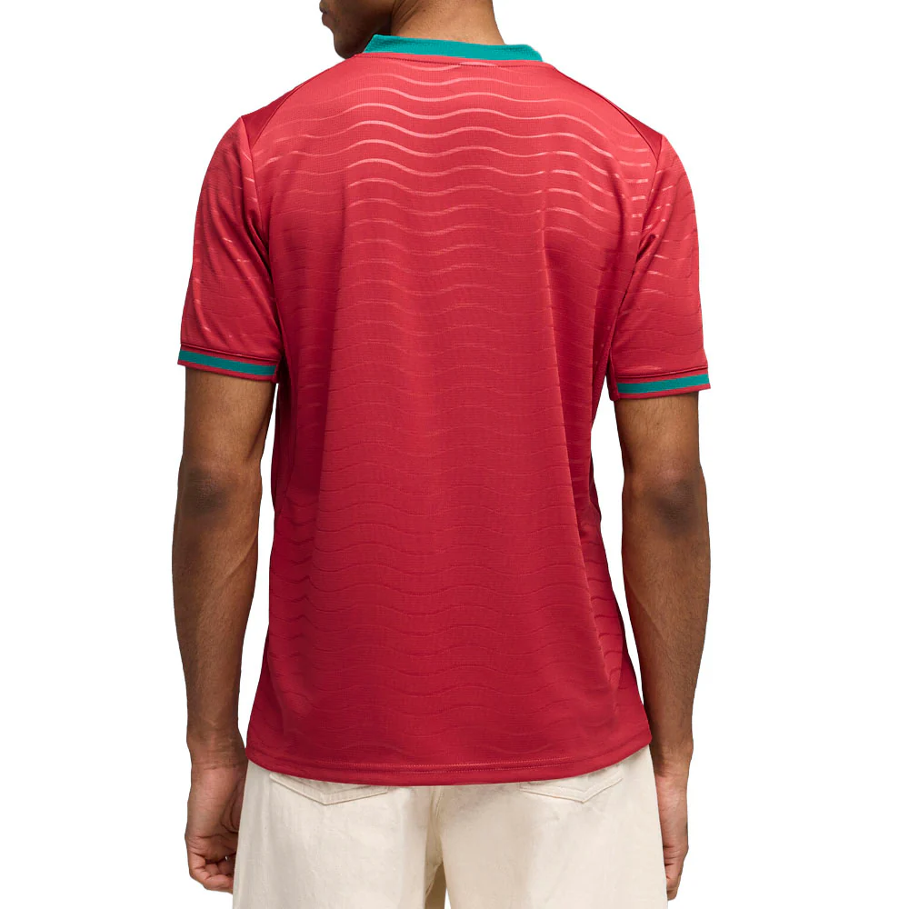 Portugal Home Crew Neck Short Sleeve Soccer Jersey - Image 4