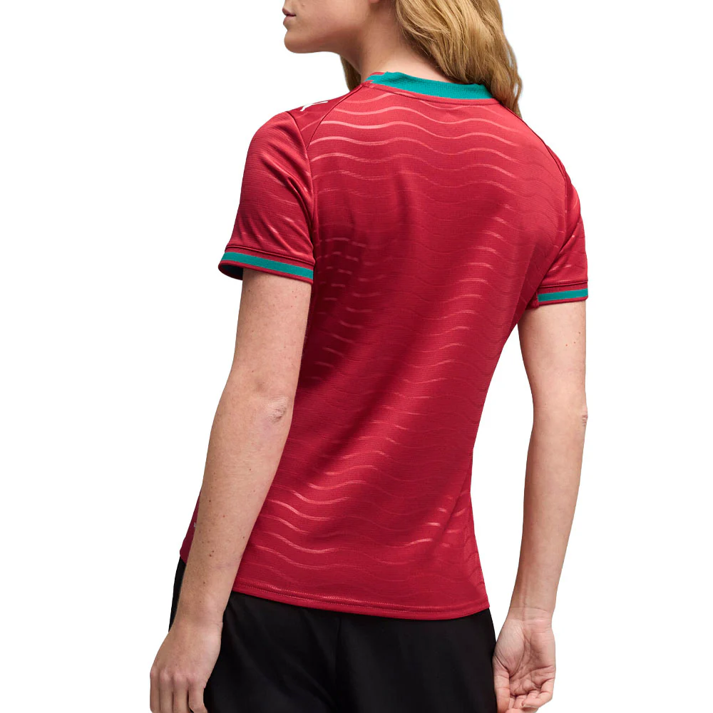 Portugal Home Crew Neck Short Sleeve Soccer Jersey - Image 4