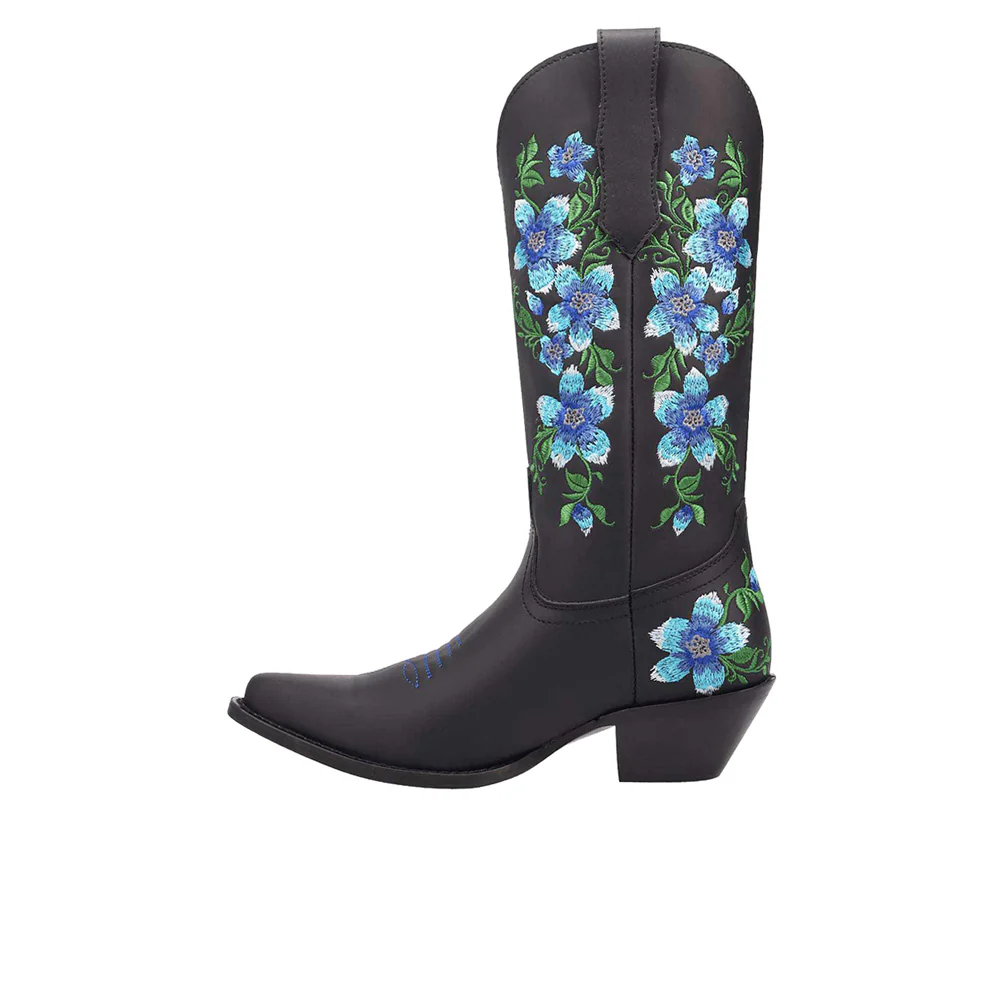Posie Leather Snip Toe Cowboy Boots - Image 3