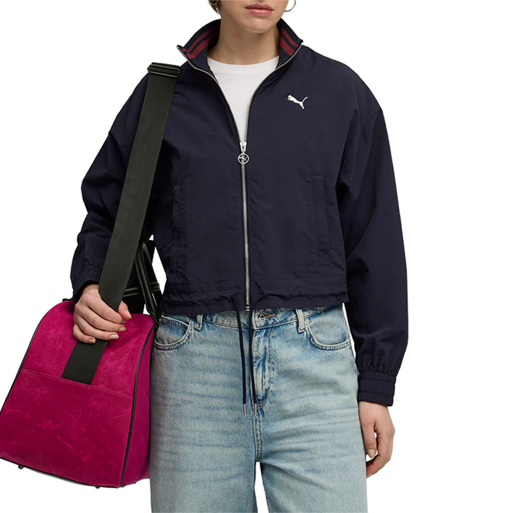 Premium Essentials Relaxed Woven Full Zip Jacket - Image 3