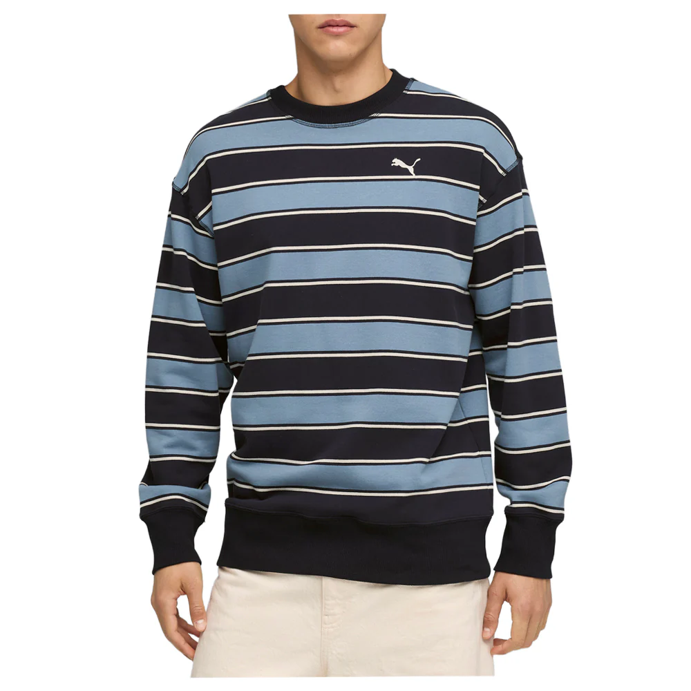 Premium Essentials Striped Crew Neck Short Sleeve T-Shirt - Image 3