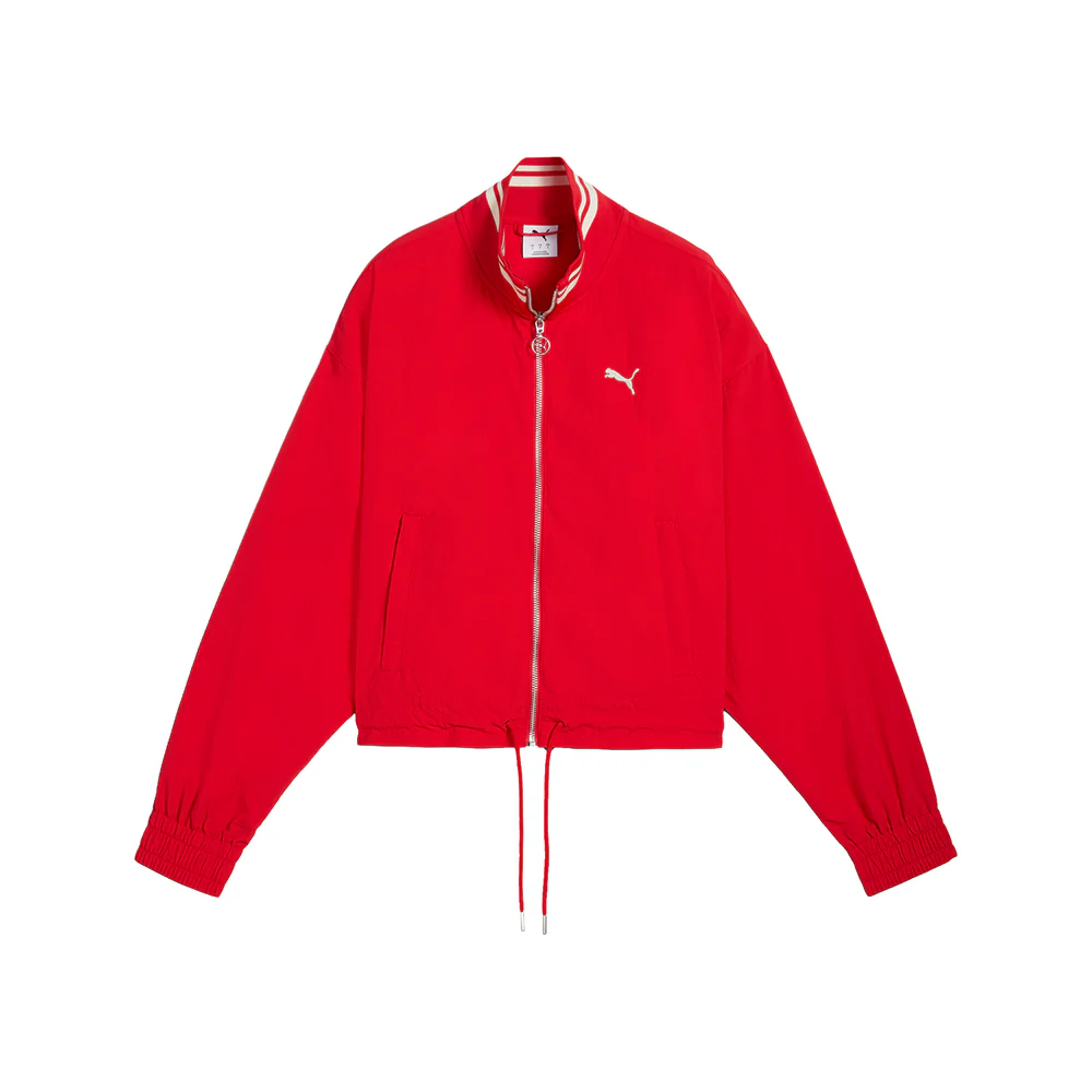 Premium Essentials Relaxed Woven Full Zip Jacket