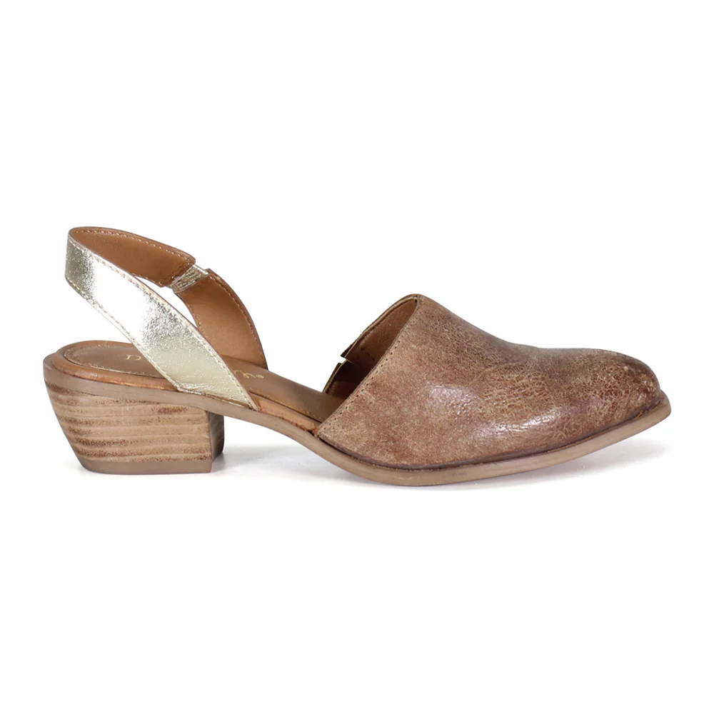 Pri Ority Metallic Slingback Flats
