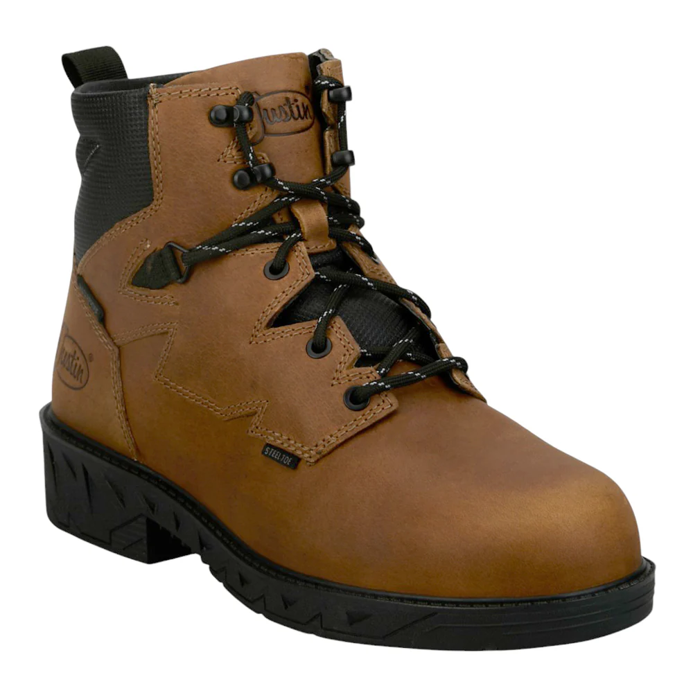 Prodigy Round 6 Inch Waterproof Steel Toe Work Boots - Image 2