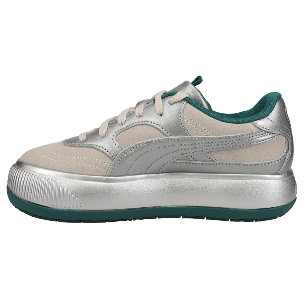 PUMA X PRONOUNCE Suede Mayu 2 Metallic Platform Lace Up Sneakers - Image 3