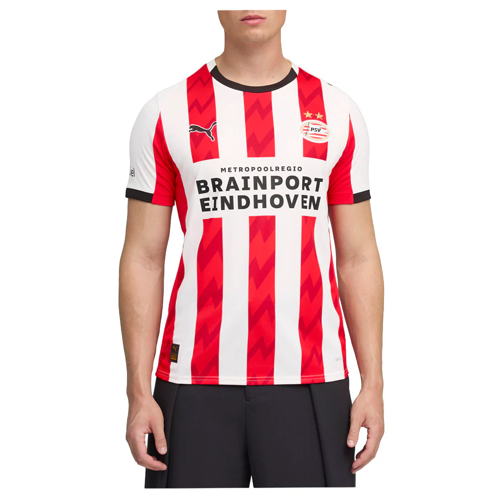 PSV Home Crew Neck Short Sleeve Replica Jersey - Image 3