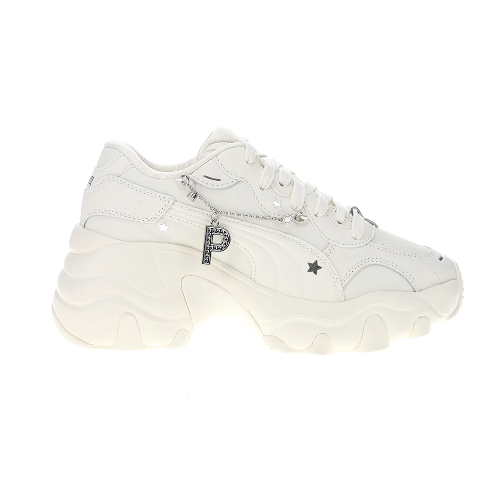 Pulsar Wedge Chain Lace Up Sneakers