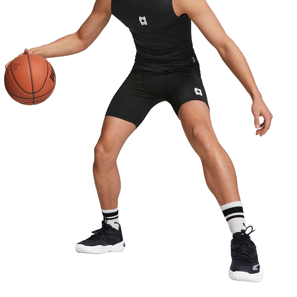 PUMA HOOPS X TEAM Short Baselayer Athletic Shorts - Image 3