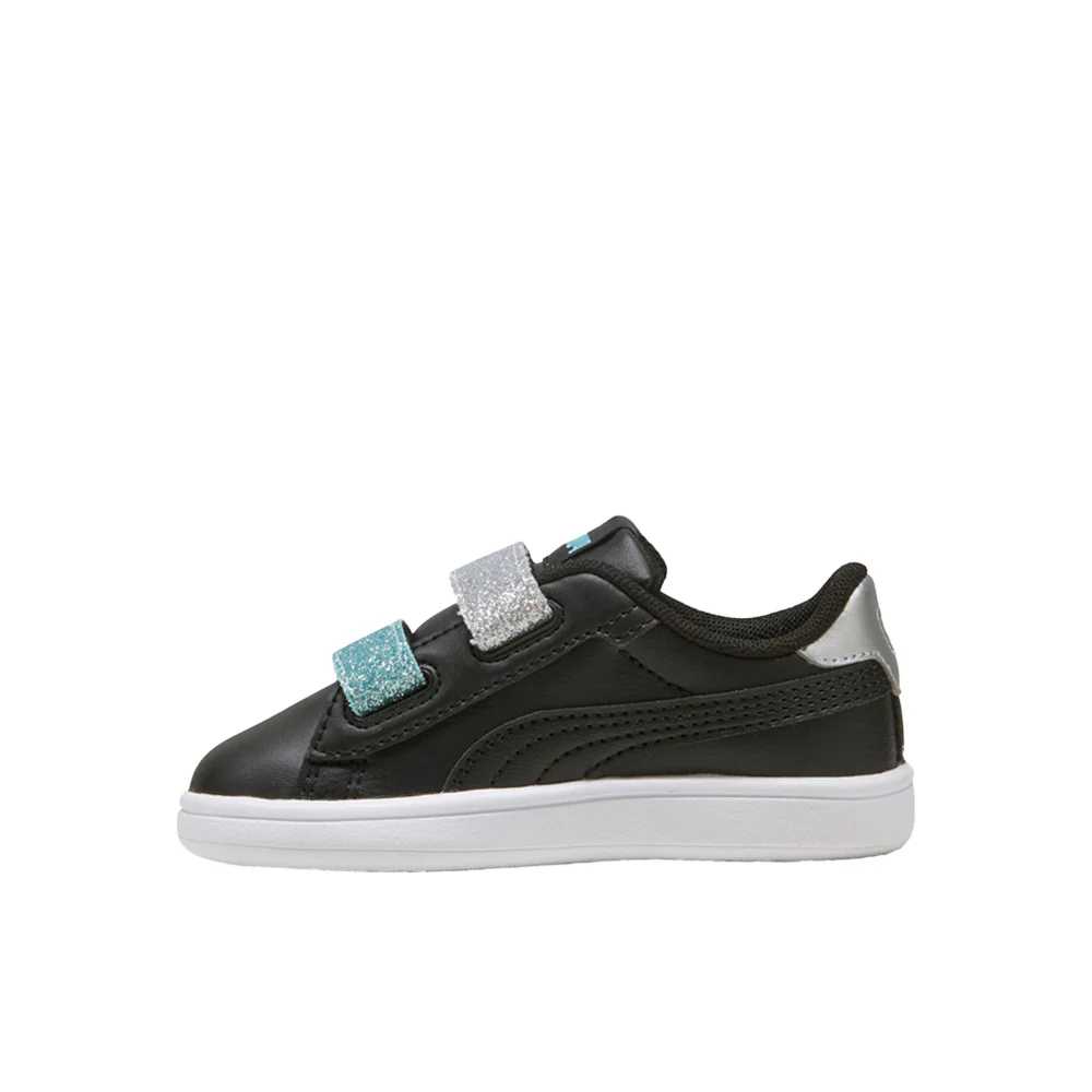 Smash 3 Leather Glitter V Slip On Sneakers (Toddler) - Image 3