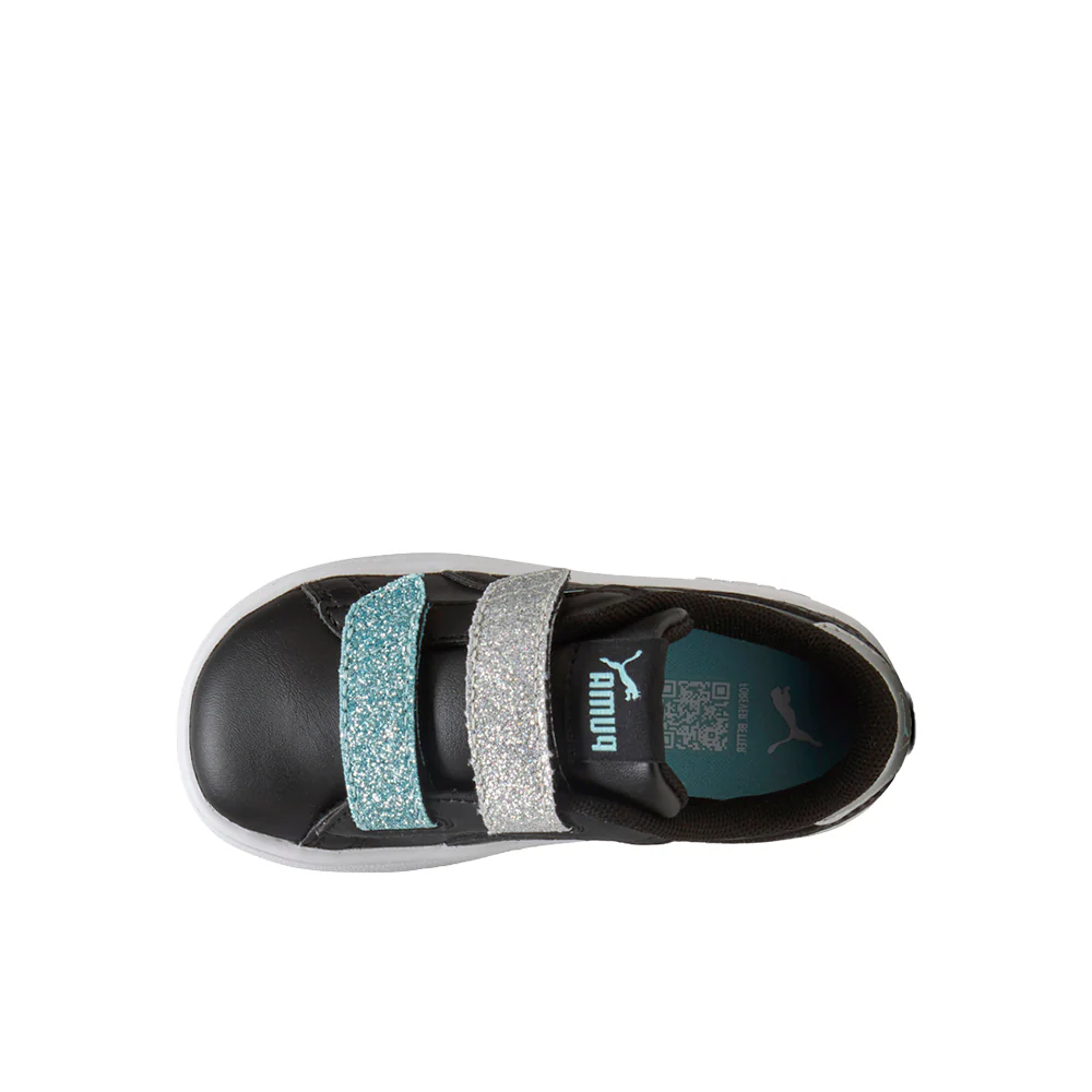 Smash 3 Leather Glitter V Slip On Sneakers (Toddler) - Image 4