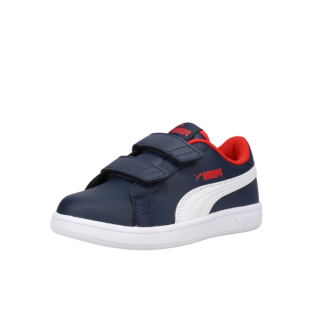 Smash V2 Leather Slip On Sneakers (Little Kid) - Image 2