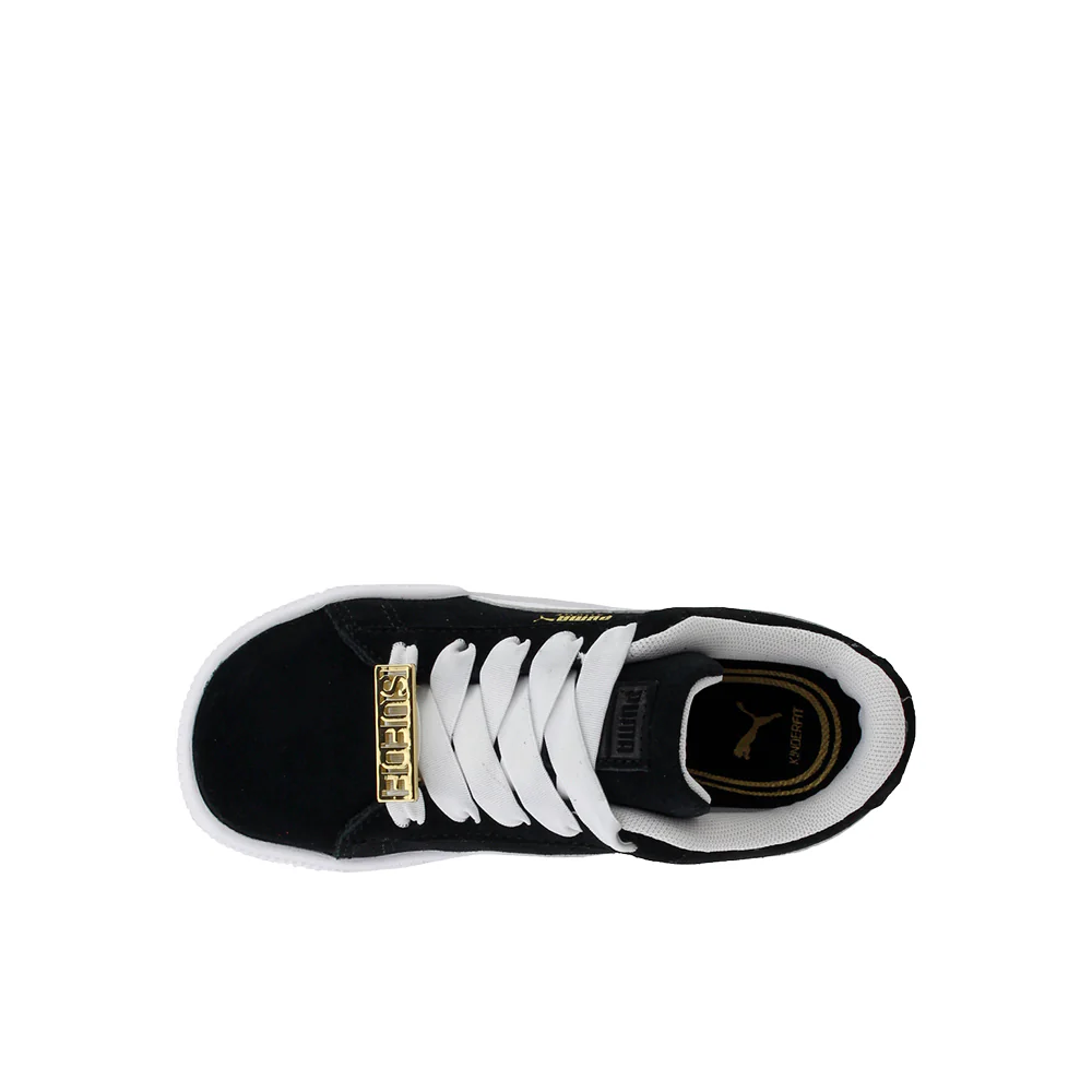 Suede Classic B Boy Fabulous Lace Up Sneakers (Toddler) - Image 4