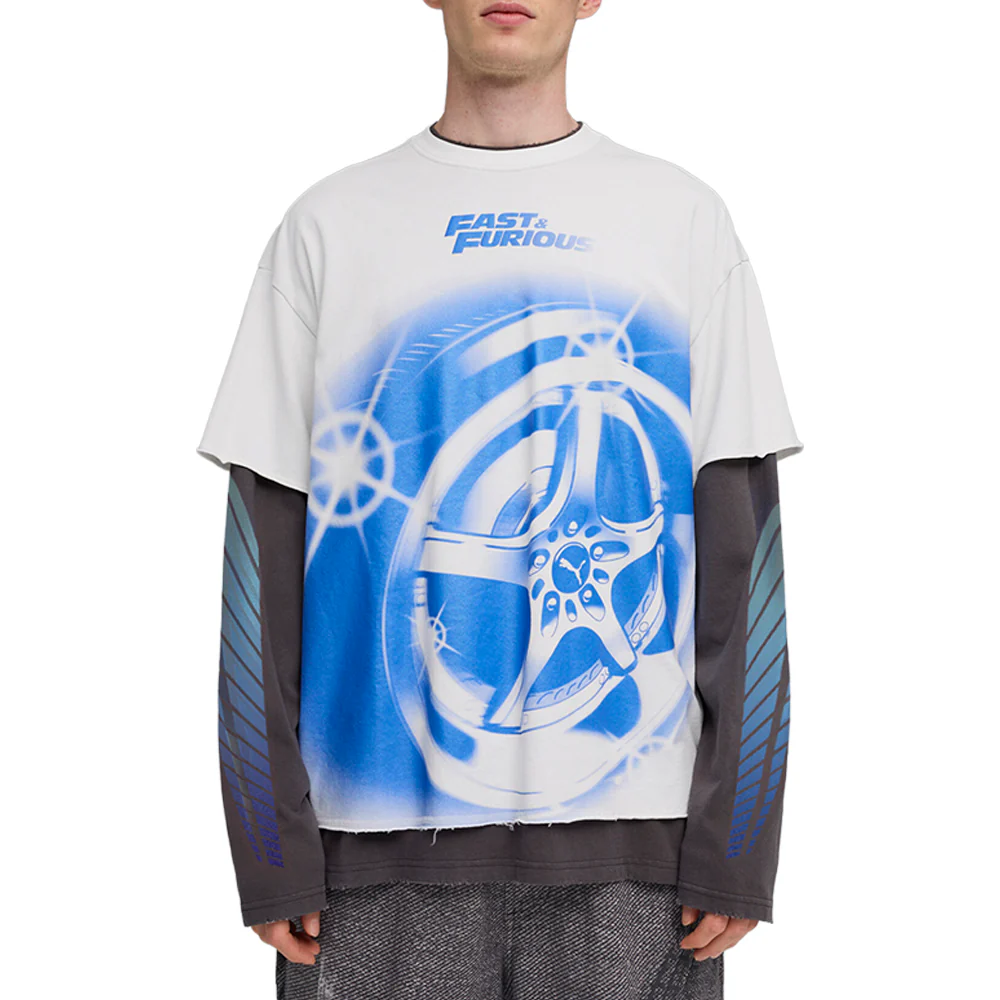 FAST AND FURIOUS Crew Neck Long Sleeve T-Shirt - Image 3