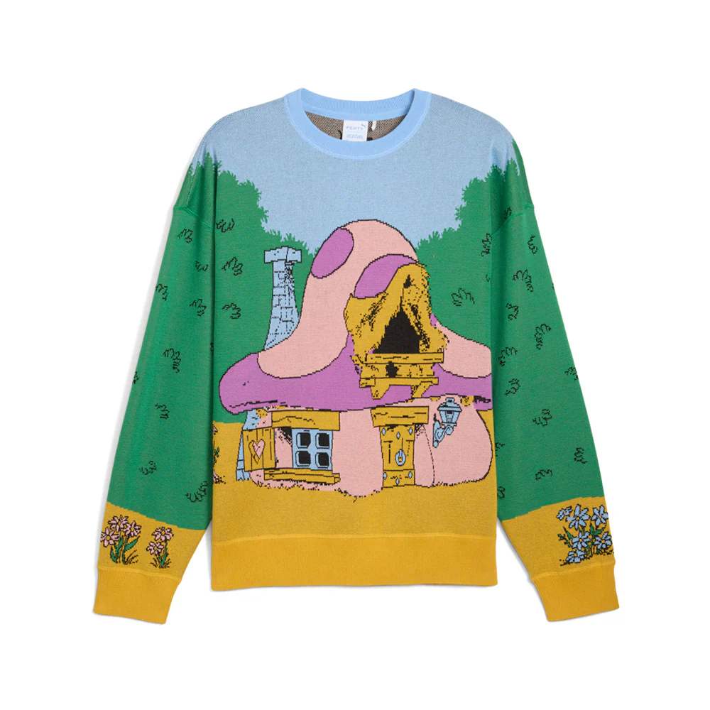 FENTY X PUMA X SMURFS Oversized Knit Sweater