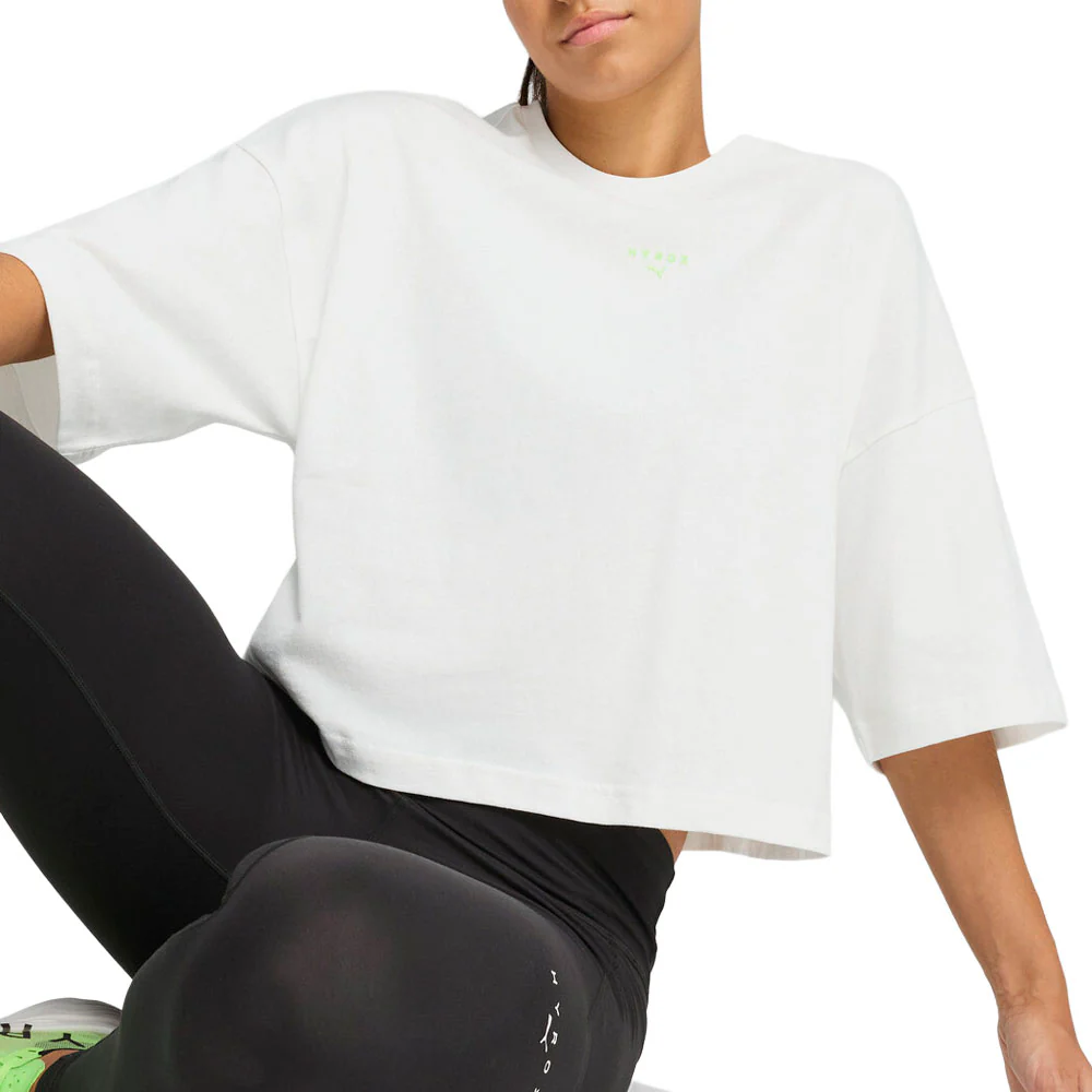 PUMA X HYROX Oversized Crew Neck Short Sleeve Training T-Shirt - Image 3