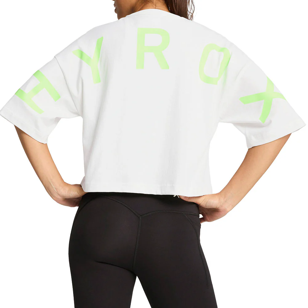 PUMA X HYROX Oversized Crew Neck Short Sleeve Training T-Shirt - Image 4