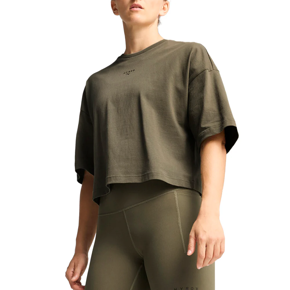 PUMA X HYROX Oversized Crew Neck Short Sleeve Training T-Shirt - Image 5