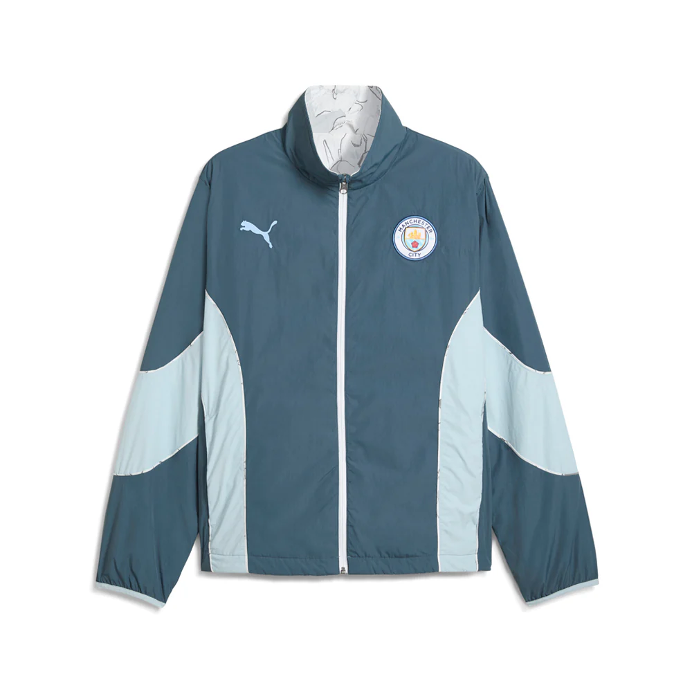 PUMA X KIDSUPER Manchester City Reversible Soccer Windbreaker