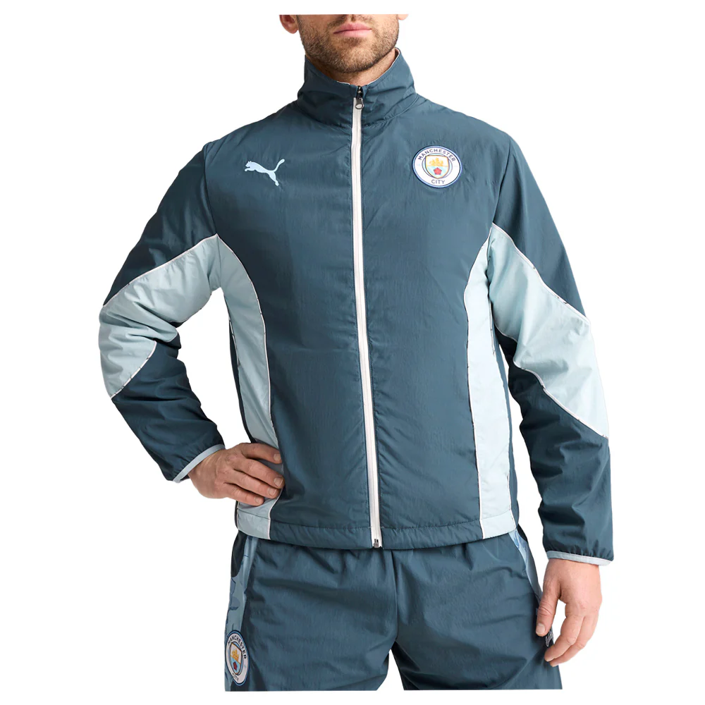 PUMA X KIDSUPER Manchester City Reversible Soccer Windbreaker - Image 3