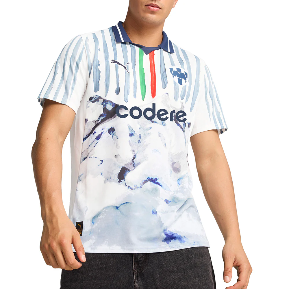 PUMA X KIDSUPER MTY Collared Short Sleeve Replica Jersey - Image 3