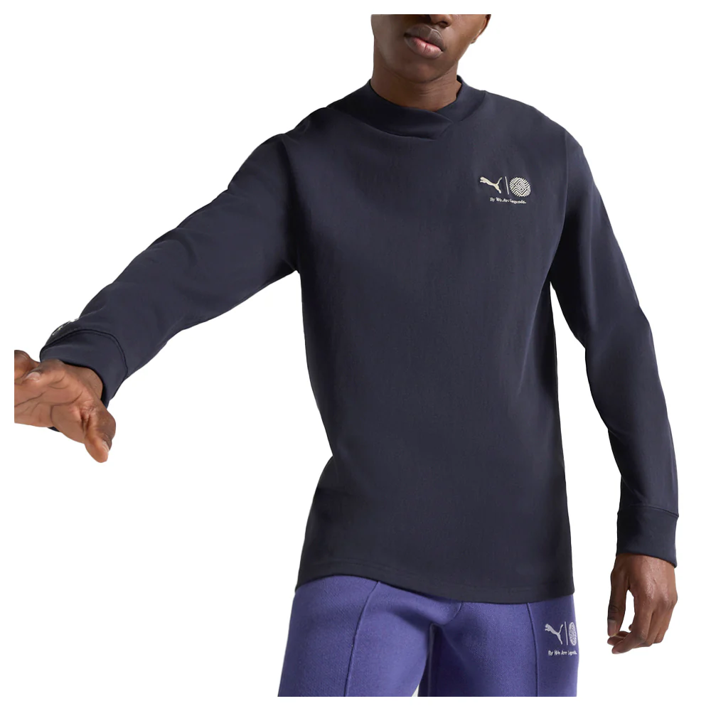 PUMA X SCHOMBURG Graphic Long Sleeve Pullover Shirt - Image 3