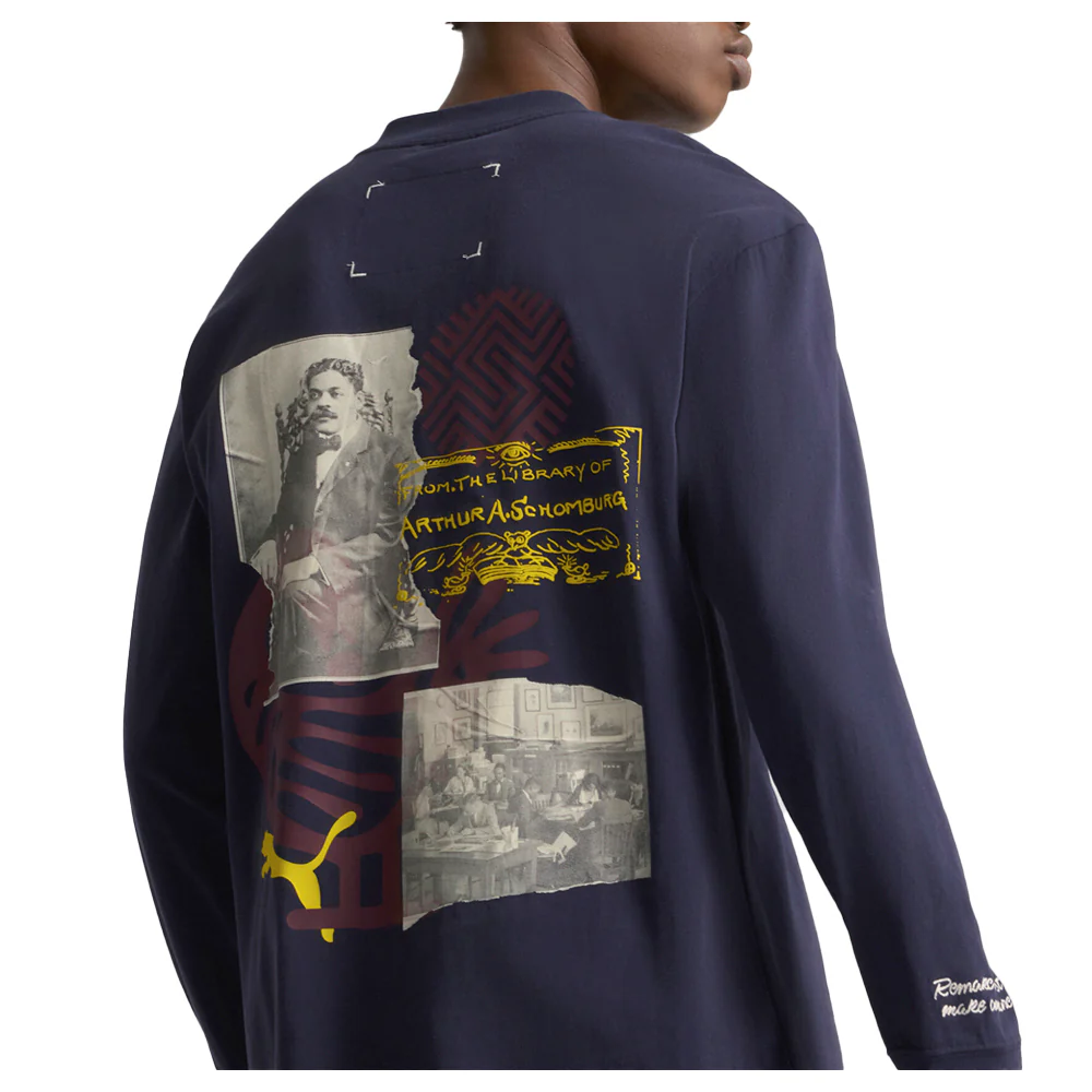 PUMA X SCHOMBURG Graphic Long Sleeve Pullover Shirt - Image 4