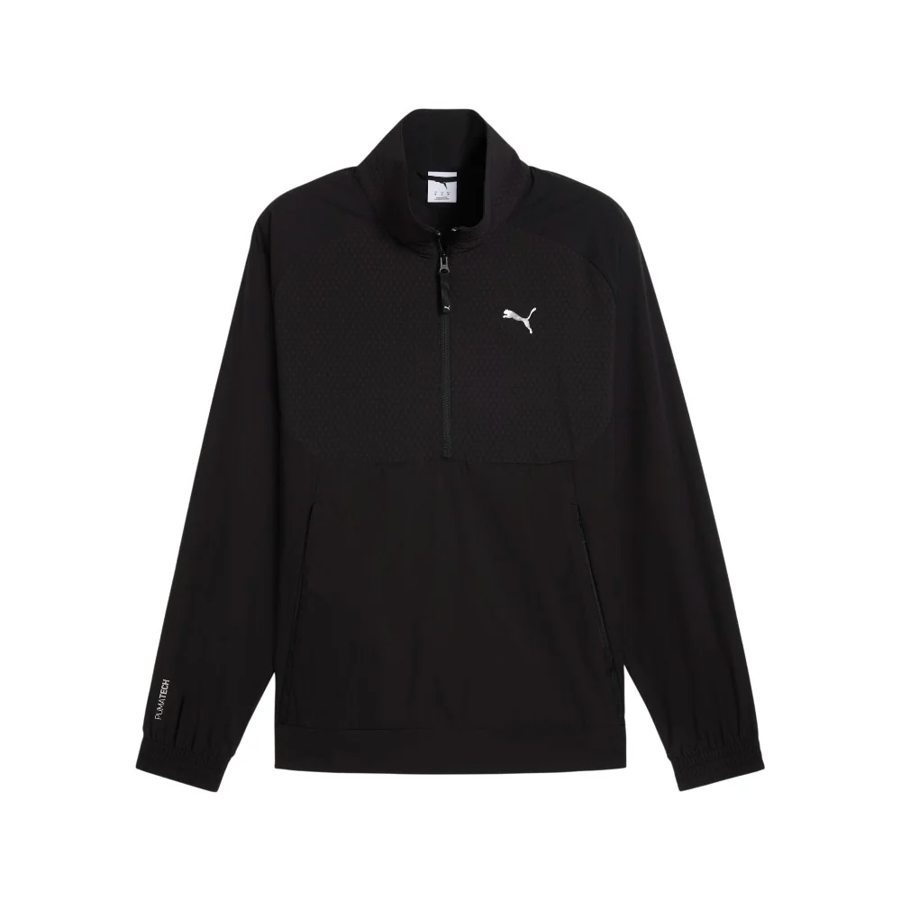 Pumatech Material Mix Relaxed Quarter Zip Pullover