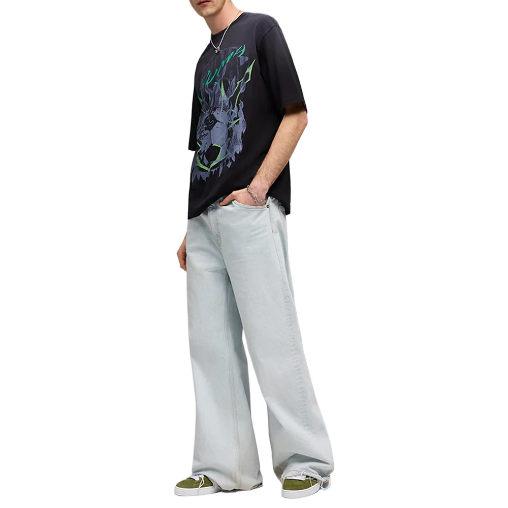 Pumatech-X Washed Graphic Crew Neck Short Sleeve T-Shirt - Image 4