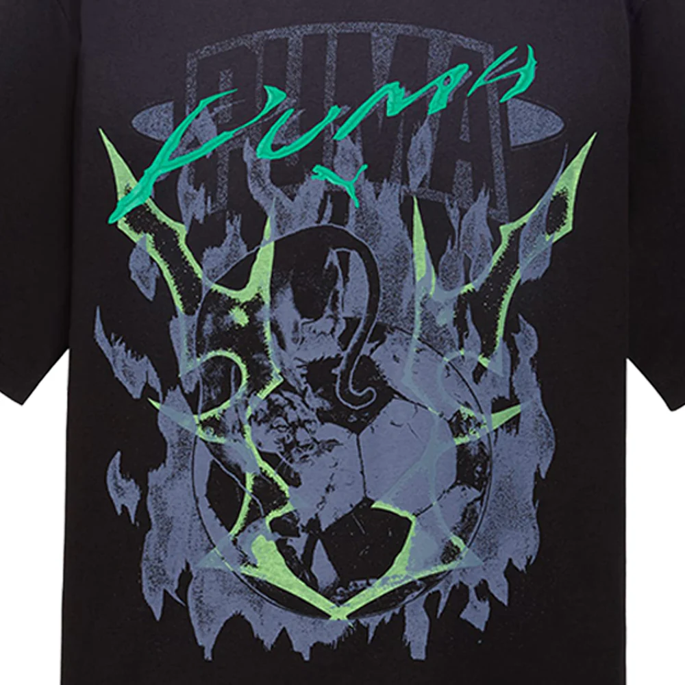 Pumatech-X Washed Graphic Crew Neck Short Sleeve T-Shirt - Image 5