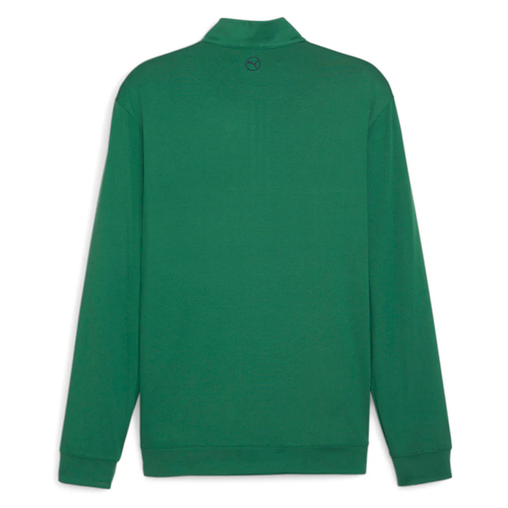 Pure Colorblock Mock Neck Long Sleeve Quarter Zip Pullover - Image 2
