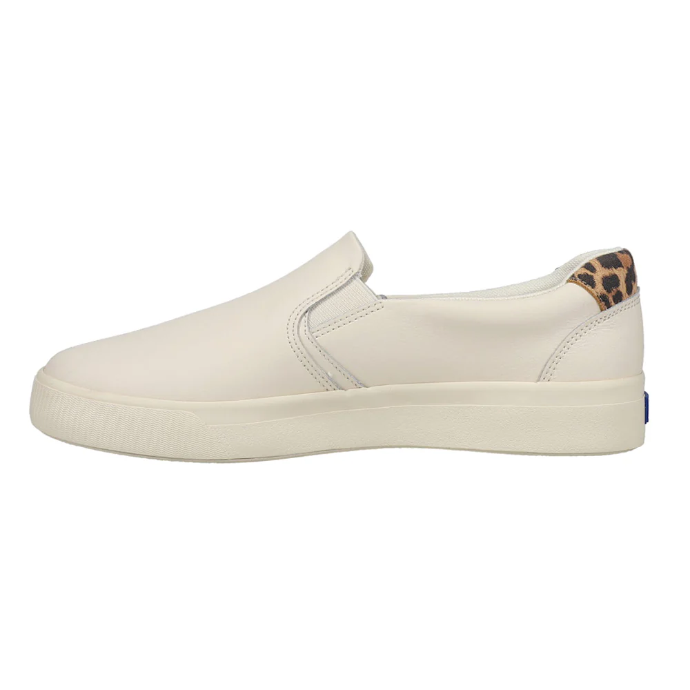 Pursuit Leather Leopard Slip On Sneakers - Image 3