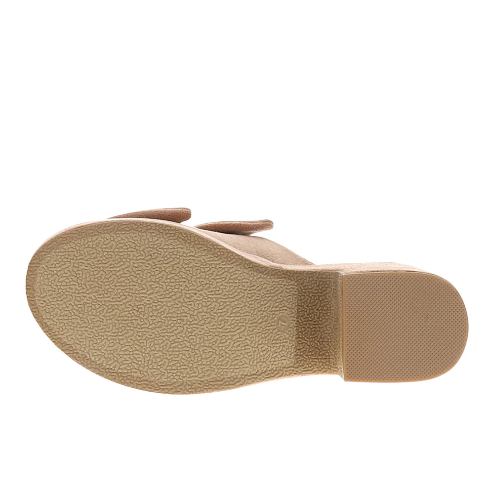 Put A Bow On It Block Heel Wedge Sandals - Image 5