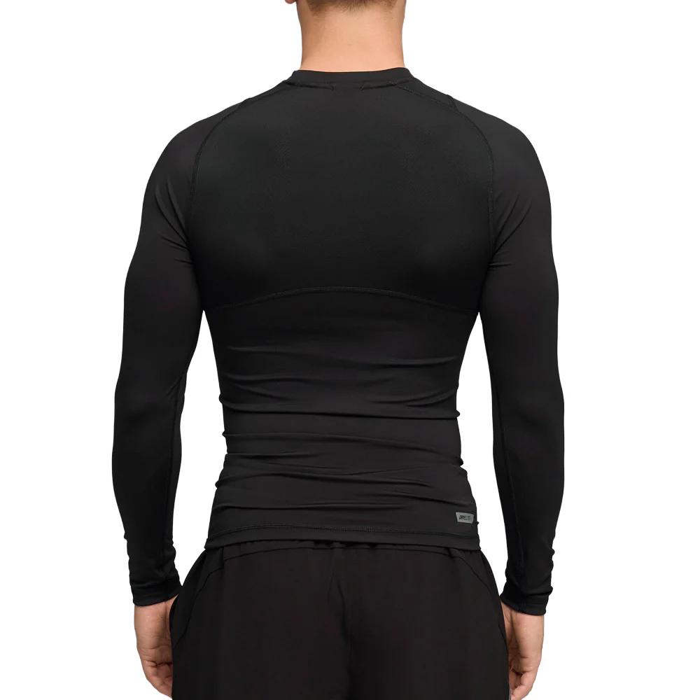 PWRMODE Base Layer Crew Neck Long Sleeve Athletic Pullover Shirt - Image 4